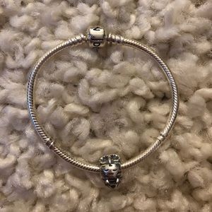 Pandora bracelet with charm